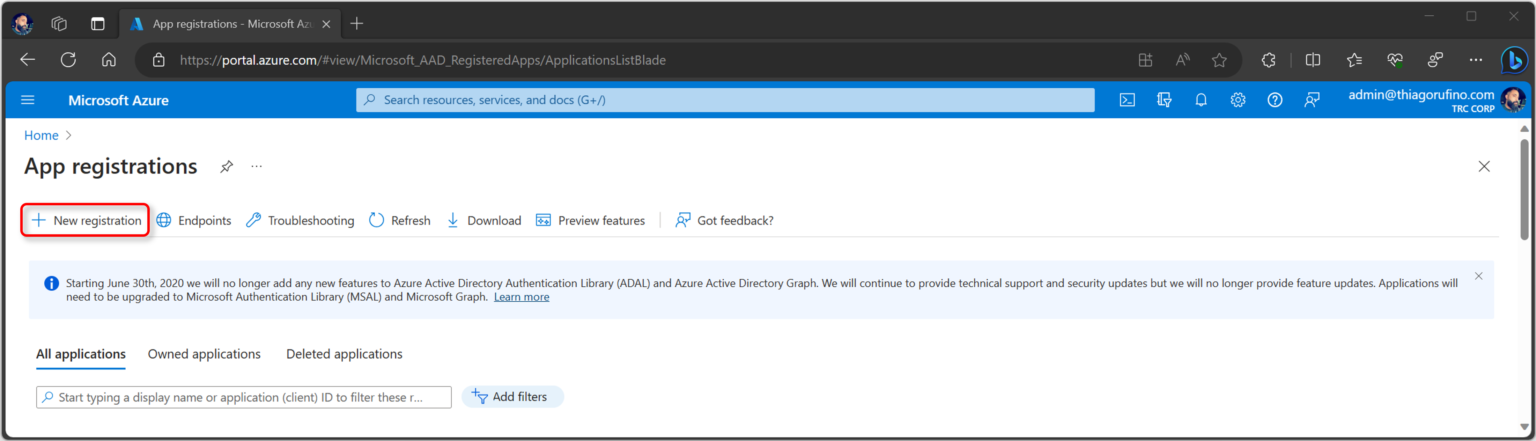 Como registrar um App no Entra ID para acessar o Microsoft Graph via ...
