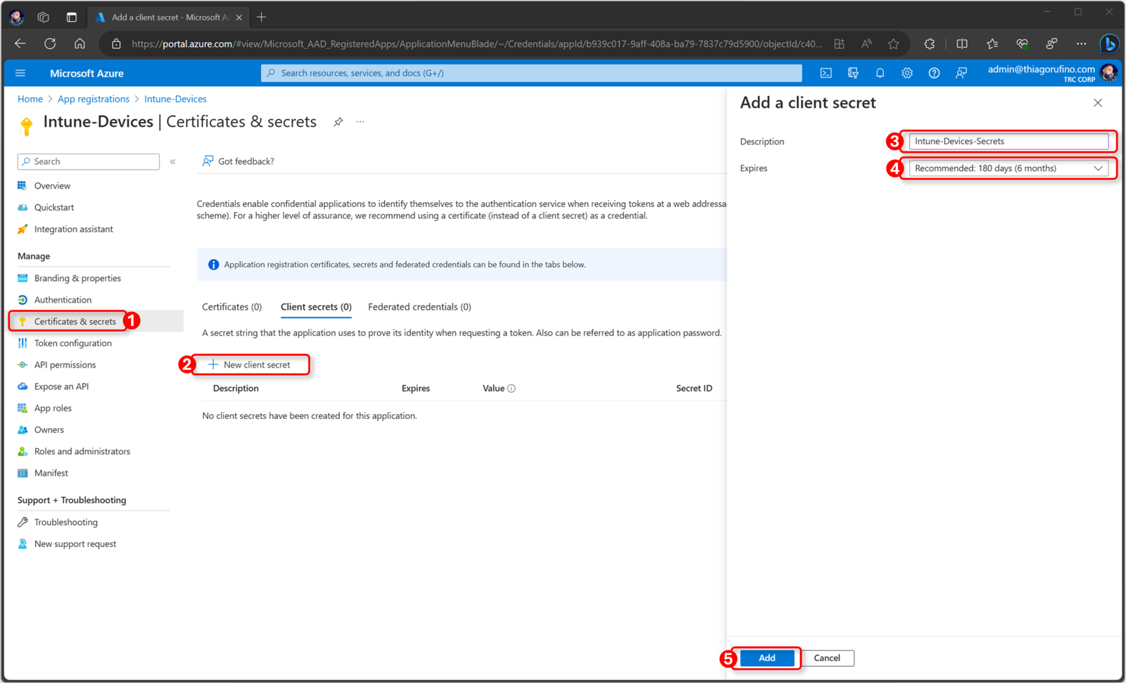 Como registrar um App no Entra ID para acessar o Microsoft Graph via ...